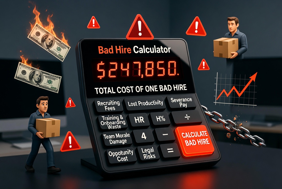 The Bad Hire Calculator — true cost of a commercial leadership mis-hire.
